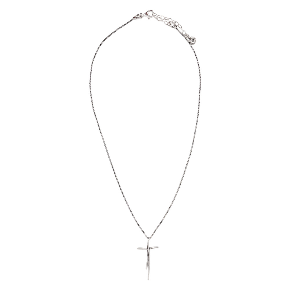 SILPADA Organic Cross Pendant Necklace - Picture 5 of 11